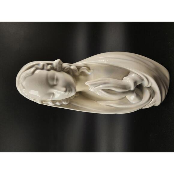 Other - Vintage 1995 Ceramic Madonna Praying Figurine Mid Century Modern 10In Tall